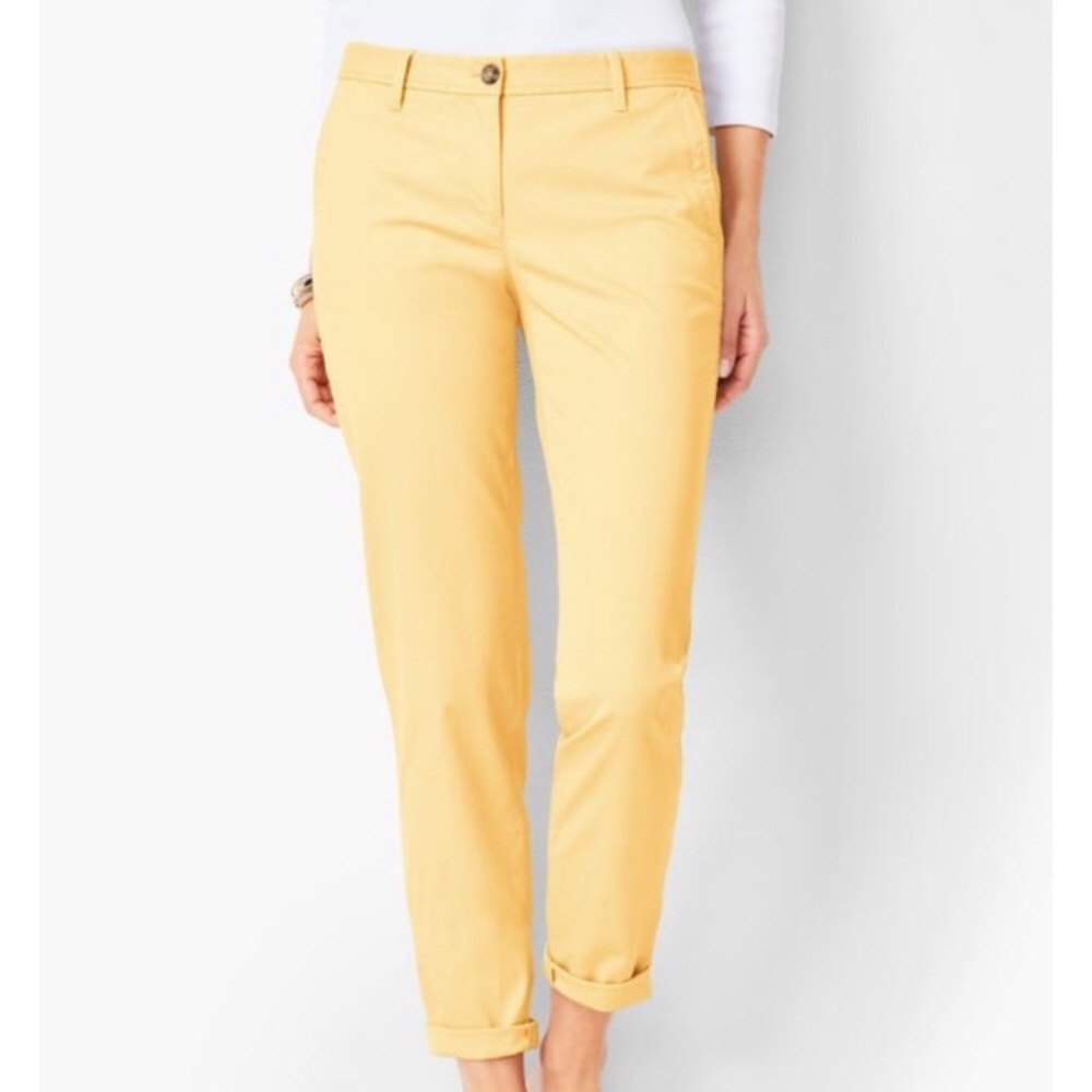 Talbots The Weekend Chino Yellow Pant